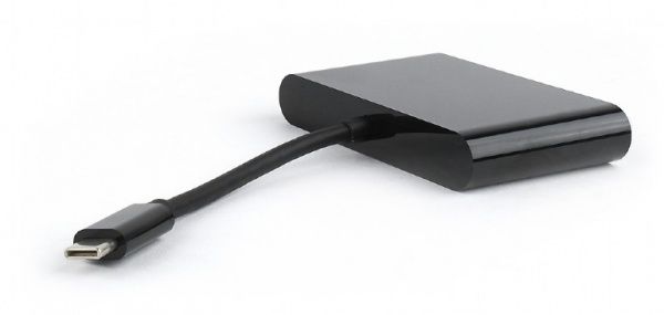 Адаптер Cablexpert USB Type-C – VGA 0,15 м чорний (A-CM-VGA3in1-01) перехідник 