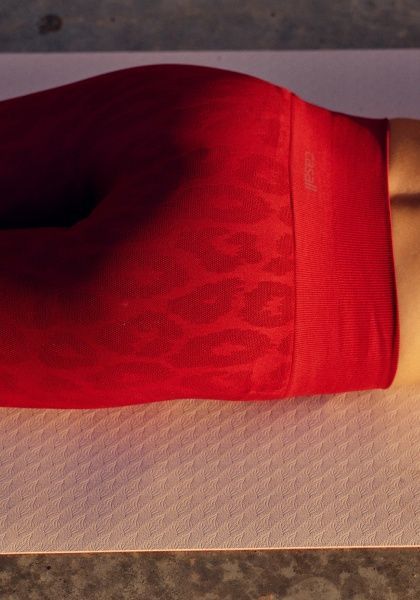 Лосины Casall Seamless Leo Tights 20802083 L бордовый