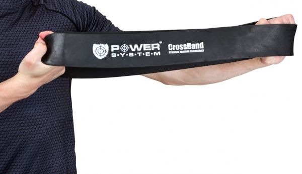 Стрічка-еспандер Power System PS-4055 25-65 кг чорний