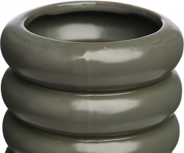 Ваза керамическая темно-серый Guoxin d13хh30