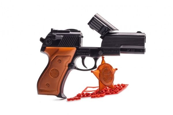 Пистолет пластиковый Golden Gun Шахаб Голд 282