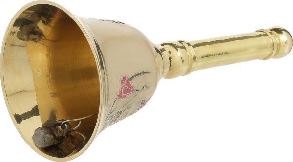 Дзвоник з візерунком Квіти d7,5 см 3273