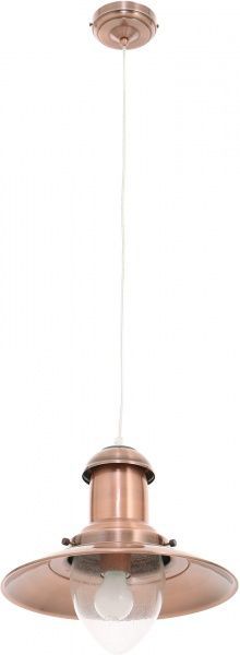 Підвіс Arte Lamp Fisherman 1x100 Вт E27 червона бронза A5530SP-1RB 