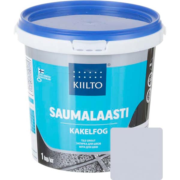 Фуга Kiilto 46 1 кг сріблясто-сірий