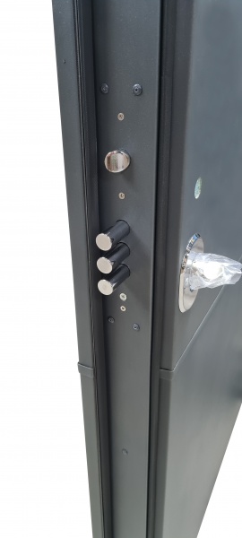 Дверь входная Булат Elegant 703 грей 2050x850 мм левая