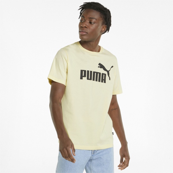 Футболка Puma ESS Logo Tee 58666741 р.L салатовий