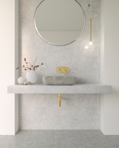 Умывальник-чаша Invena ATE 51 см серый мраморный эффект (CE-16-705)