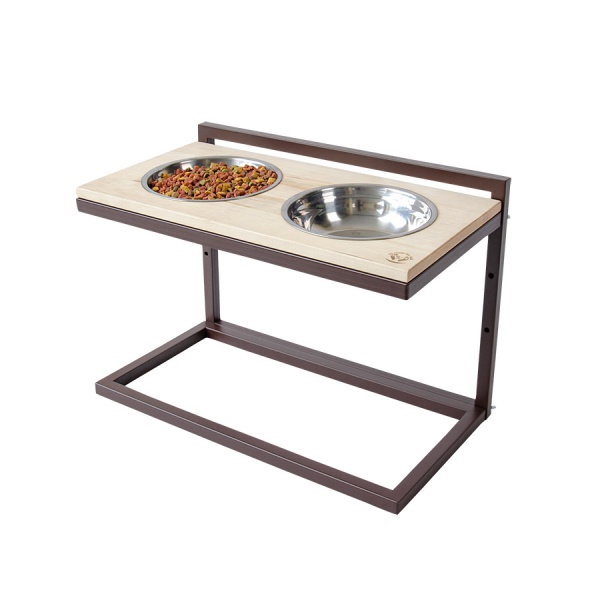 Миска подвійна 10 центів для Джека №5 M/L/XL 2х1250 мл коричневий