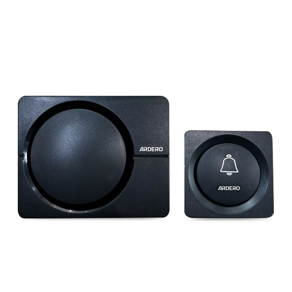 Звонок беспроводной ARDERO черный E-402