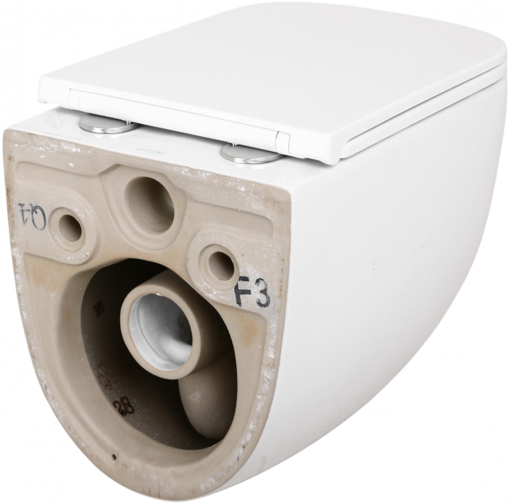 Унитаз подвесной Water House Urban Flow Art tornado с сиденьем Duroplast soft-close