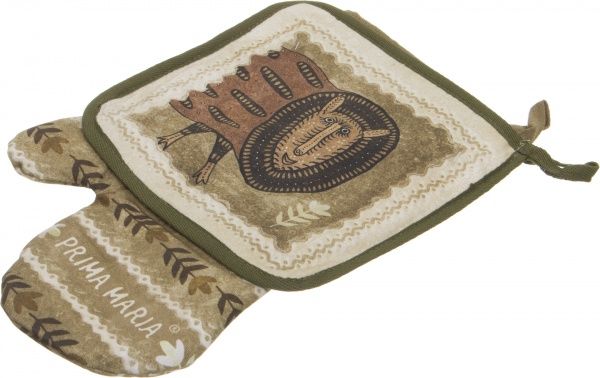 Набор кухонный Мир земли зеленый Prima Maria 