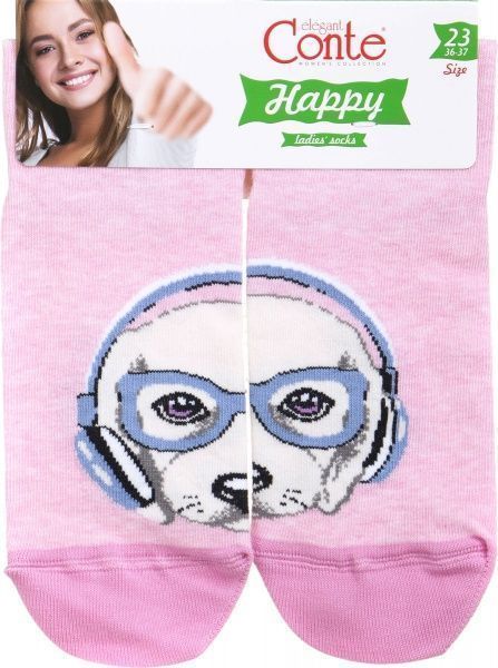 Носки Conte HAPPY 17С-21СП 099 р. 23 светло-розовый 1 шт. 