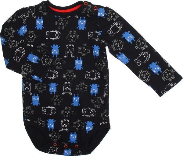 Боді дитяче 5.10.15. 5Т3901 р.80 чорно-блакитний 