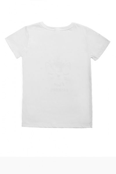 Футболка для дівчаток Luna Kids з принтом I Love Caticorn р.116 білий 