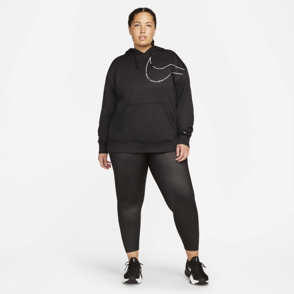 Лосини Nike W NK ONE DF MV SHNE MR TGT DD5439-010 р.XS чорний