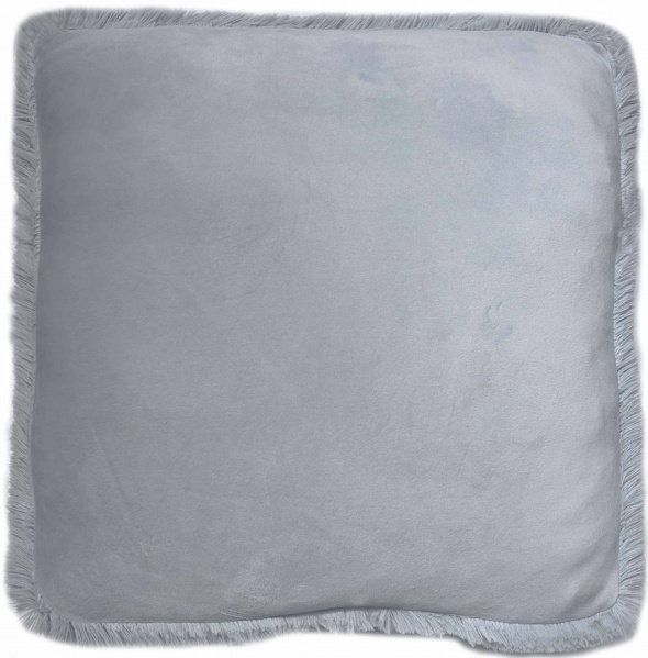 Подушка декоративная 40x40 см серый Анна 