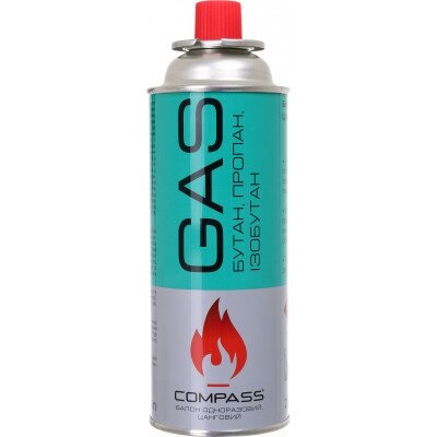Картридж газовый с цанговым соединением 220 г Compass 