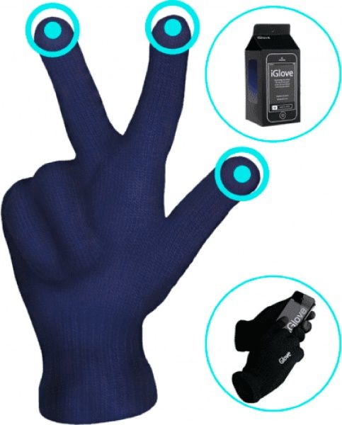 Рукавички AIRON IGLOVE 4822356754399 р. one size navy