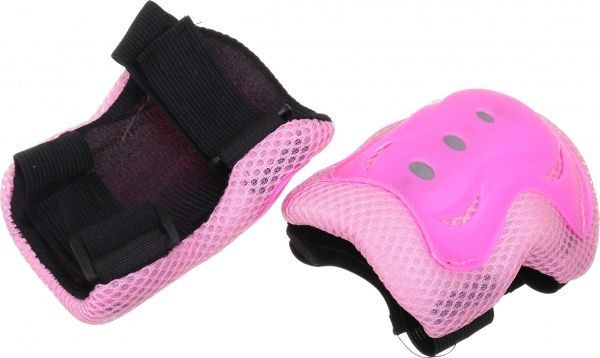 Комплект защиты MaxxPro для роликов PR-4-PN р. L розовый