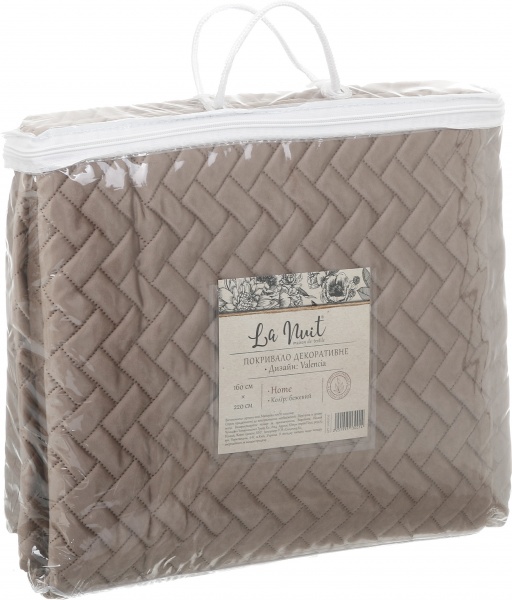 Покрывало Valencia 160x220 см La Nuit бежевый 