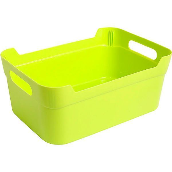 Кошик з ручками поліпропіленовий Heidrun 1083 Baskets салатовий 100x170x240 мм