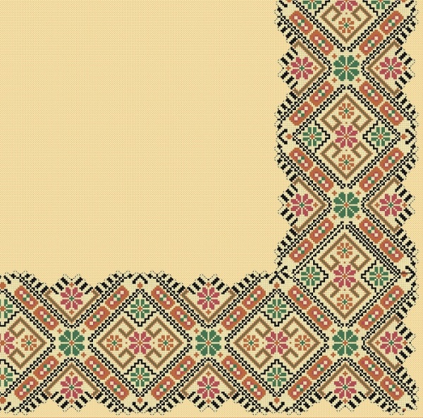 Салфетки столовые Silken «Орнамент» 33х33 см 18 шт.