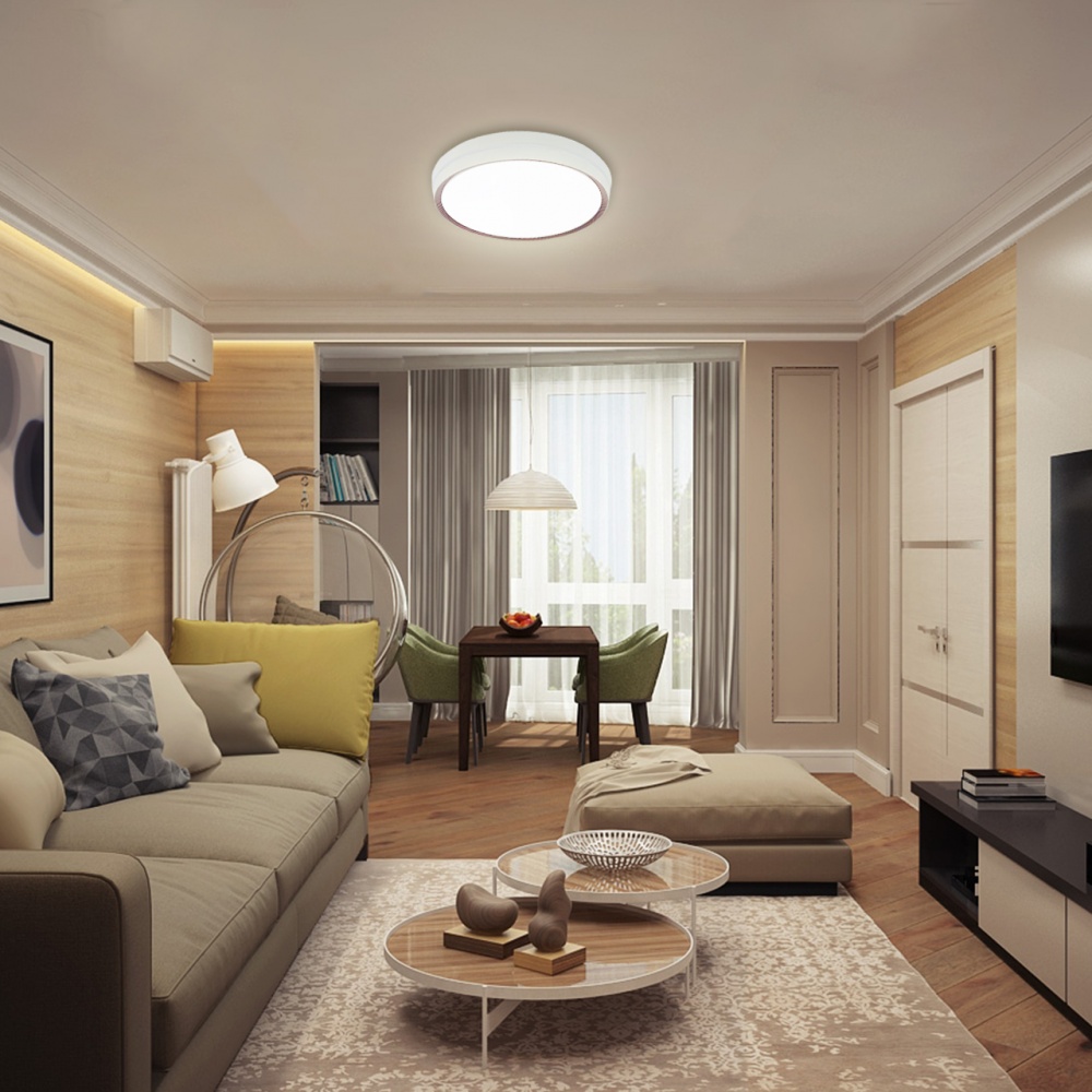 Светильник настенно-потолочный Eurolamp 48 Вт белый LED-SL-48W-T27