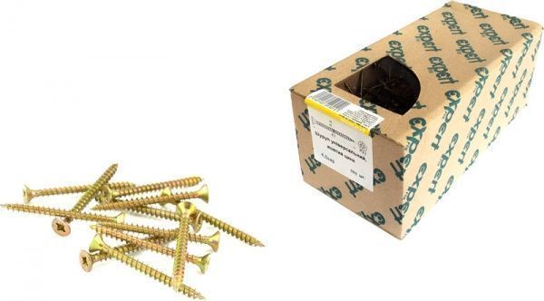 Шуруп универсальный потайная головка 4,5х40 мм 500 шт ЦЖ 4,5x40 мм 500 шт. Expert Fix