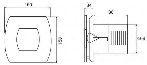Вентилятор Electrolux Premium 100 EAF-100T