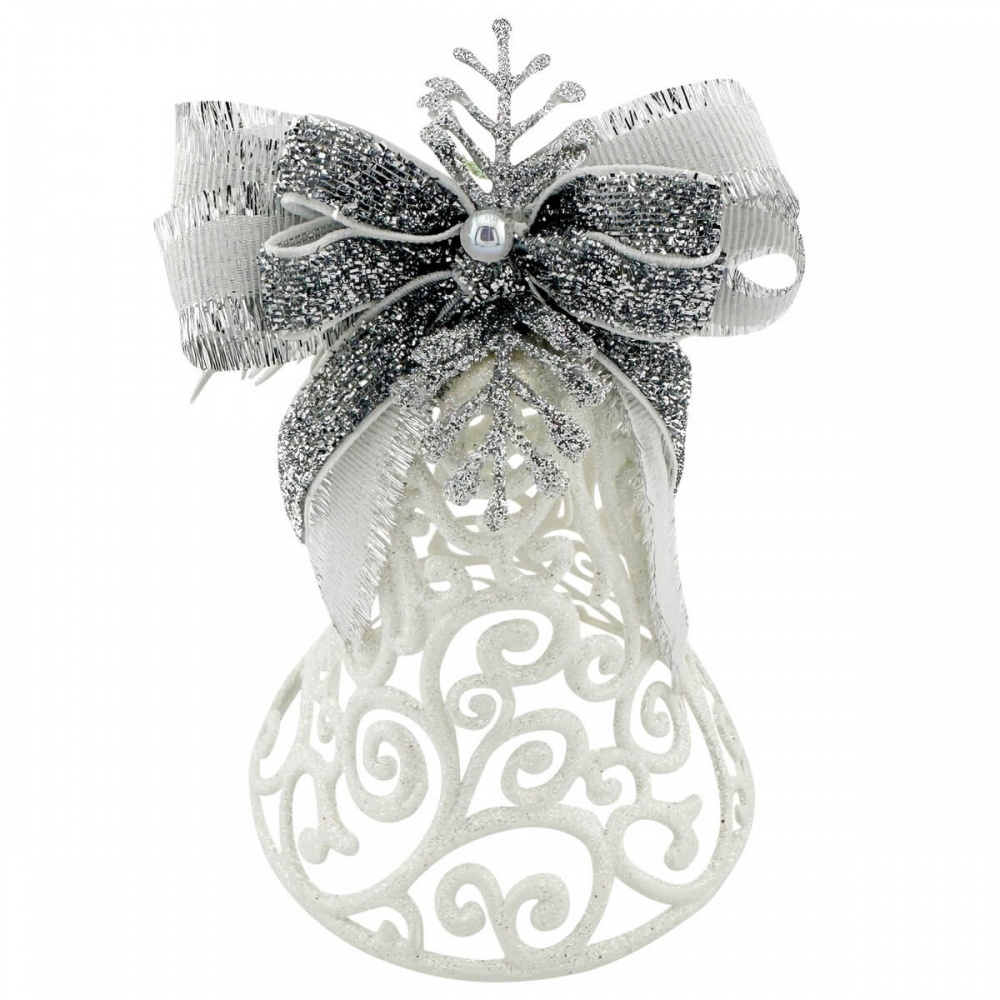 Декорация новогодняя MIS LT Колокольчик ажурный 10 см в ассортименте