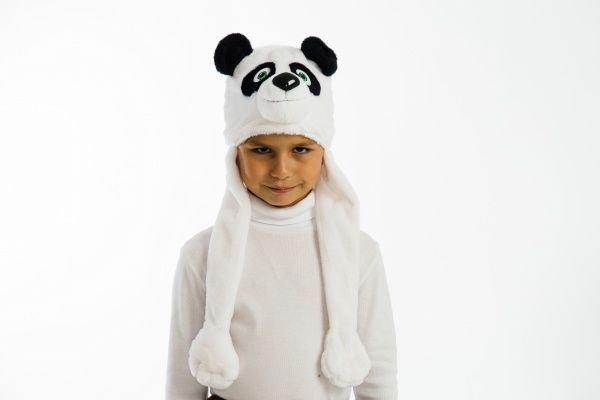 Набір карнавальний КАРНАВАЛІЯ шапка-маска Панда р.110 – 120 білий 