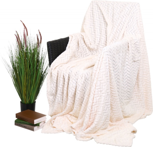 Плед flannel plush 160x200 см мокко La Nuit 