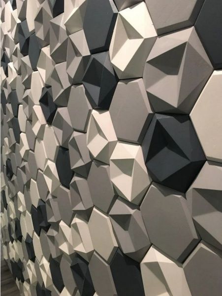 Форма для 3D плитки Pixus 3D Битые соты 425x385 мм 