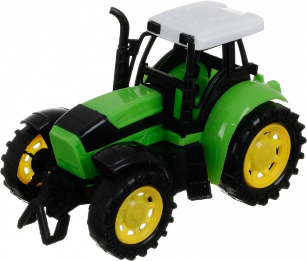 Игровой набор Shantou х6 шт. фермерский трактор с прицепами зеленый JY238796