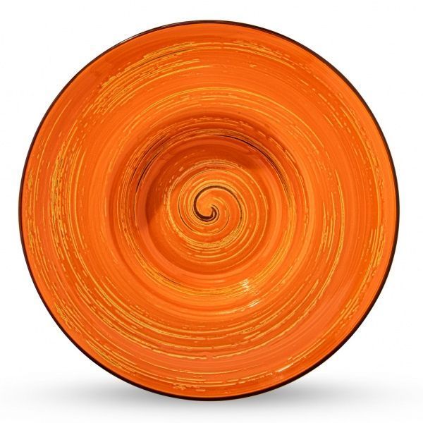 Тарелка глубокая Spiral Orange 22,5 см 1100 мл WL-669323/A Wilmax