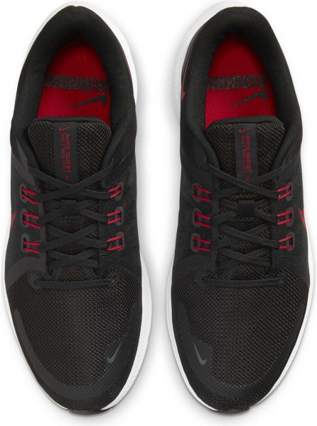 Кроссовки Nike Quest 4 DA1105-001 р.US 8,5 черно-красный
