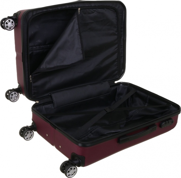 Чемодан UP! (Underprice) HQ22100 60х41х25 см бордовый 