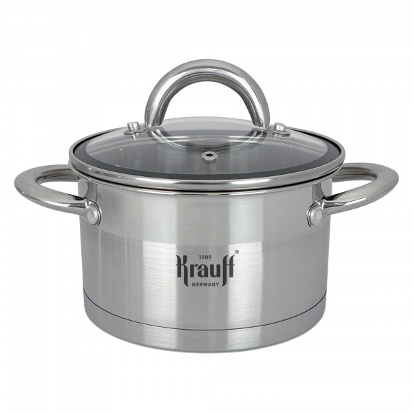 Каструля з кришкою Grand Chef 1,9 л 16 см 26-238-061 Krauff