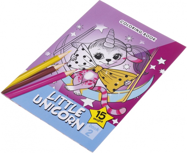 Раскраска Art studio of happiness 148х210 мм А4 в ассортименте