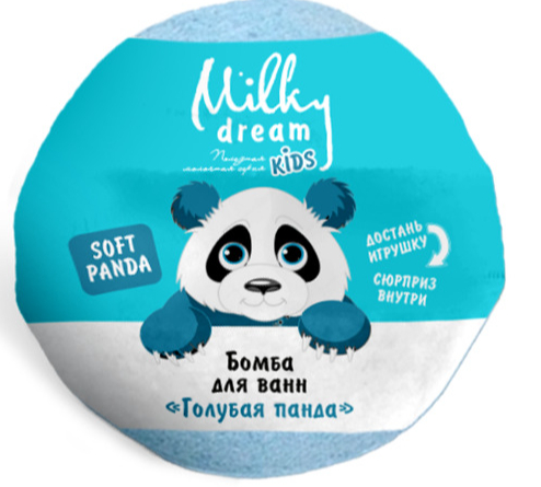 Бомбочка для ванни Milky Dream Голуба панда 100 г (301711)
