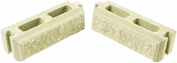 Елемент підмурівки Кая 80x240x75 мм зелено-білий Моноліт-Брук 