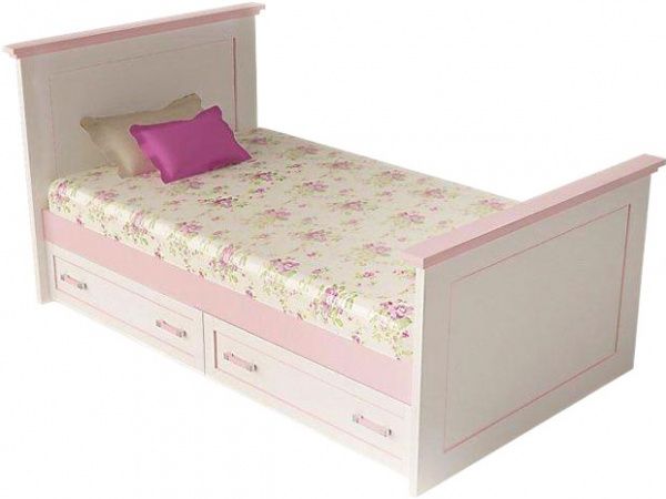 Кровать Aqua Rodos Voyage VgBed-90 90x200 см розовый 