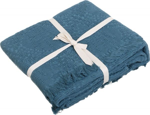 Плед Tejo 130x170 см темная лазурь La Nuit 