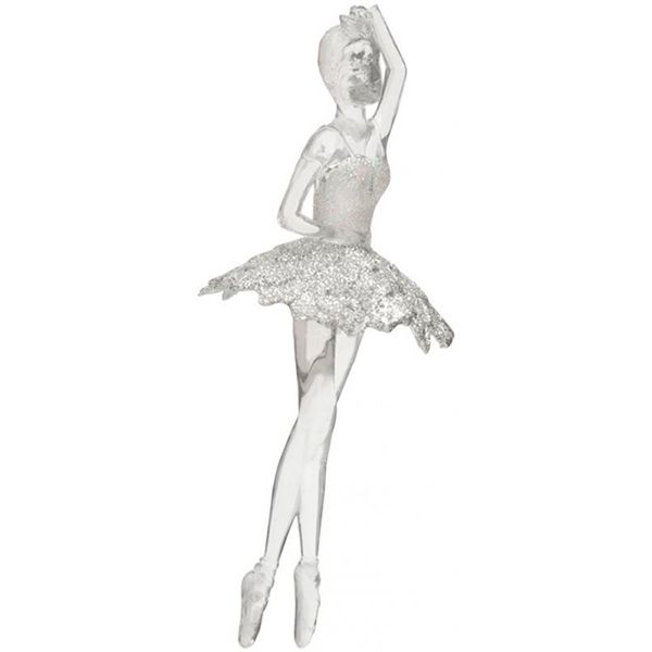 Прикраса новорічна Балерина P120424 15 см