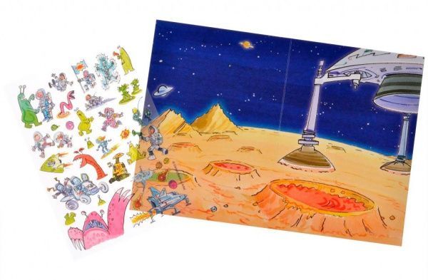 Набор наклеек Scribble Down Встреча с пришельцами SD/06