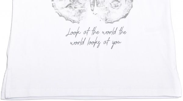 Детская футболка Фламинго р.122 белый 732-416 