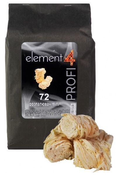 Разжигатель из древесной шерсти Element4 Profi 72 шт