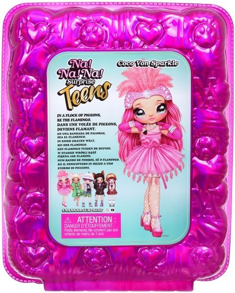 Набір з лялькою Na! Na! Na! Surprise серії Teens_Коко Фон Спаркл 572596