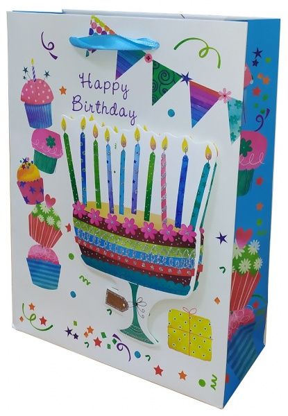 Пакет подарочный 26x32x10 см Премиум 