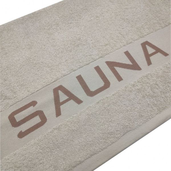 Рушник Sauna 50x90 см молочний Simi 